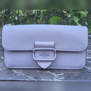 Coach Morgan Crossbody Silver/Mist- NWT